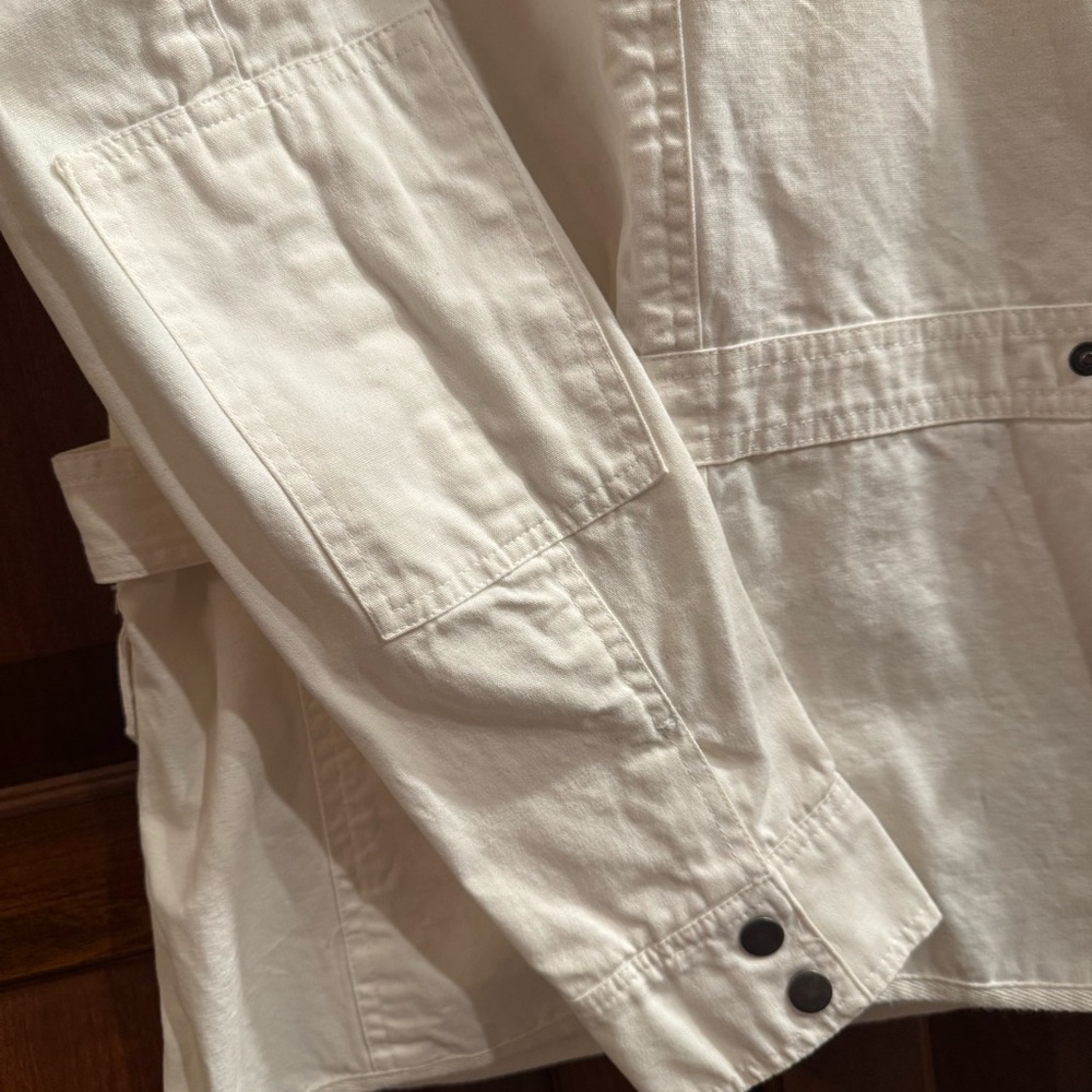 KUT from the Kloth White‎ Jean Utility Jacket Size M - Picture 11 of 15